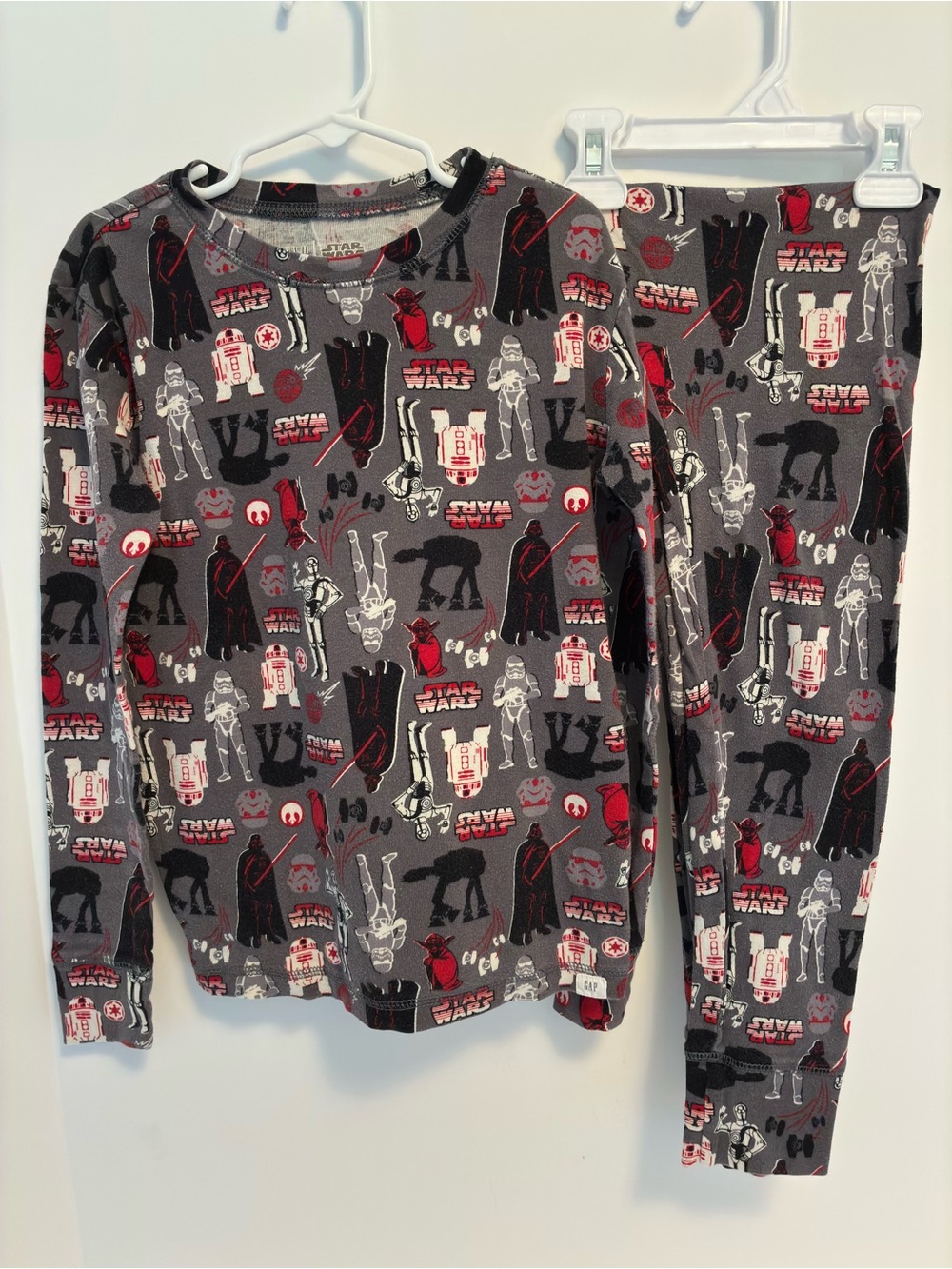 Gap Kids Star Ways Boy's Organic Brushed Cotton PJ Set Size 12